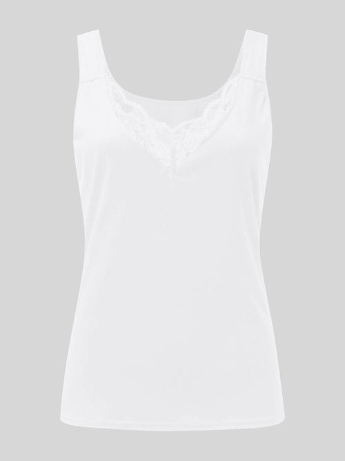 Lila's Charming Lace Tank Top