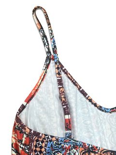 Printed V-Neck Cami Dress