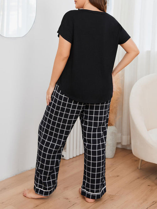 Rhea's Cozy Curves V-Neck Pajama Set