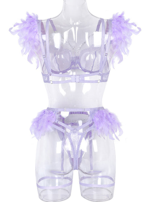 Julia's Lace Seduction in Midnight Black