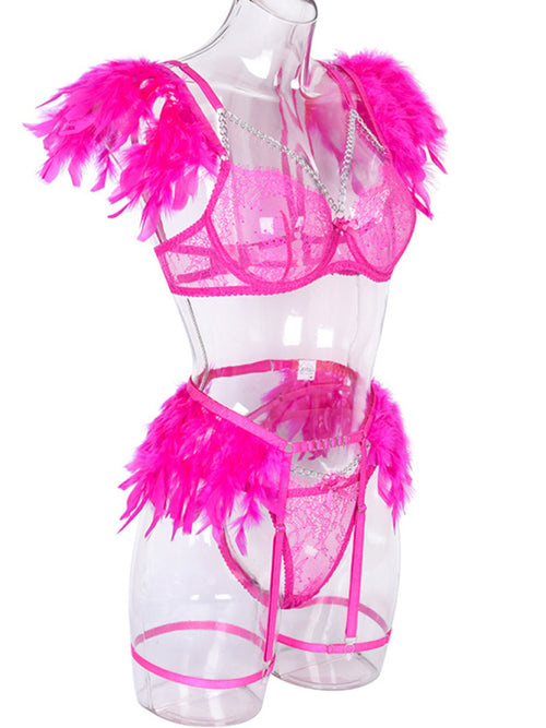 Julia's Lace Seduction in Midnight Black