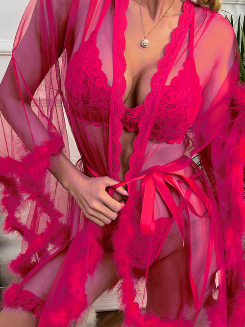 Juliet's Midnight Rose Lace Dream Nightgown