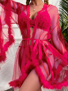 Juliet's Midnight Rose Lace Dream Nightgown