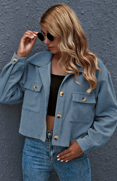 N.O.W. Autumn Inspired Corduroy Shirt Coat