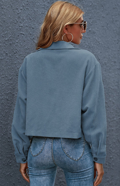 N.O.W. Autumn Inspired Corduroy Shirt Coat