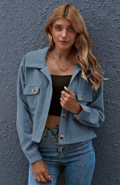 N.O.W. Autumn Inspired Corduroy Shirt Coat