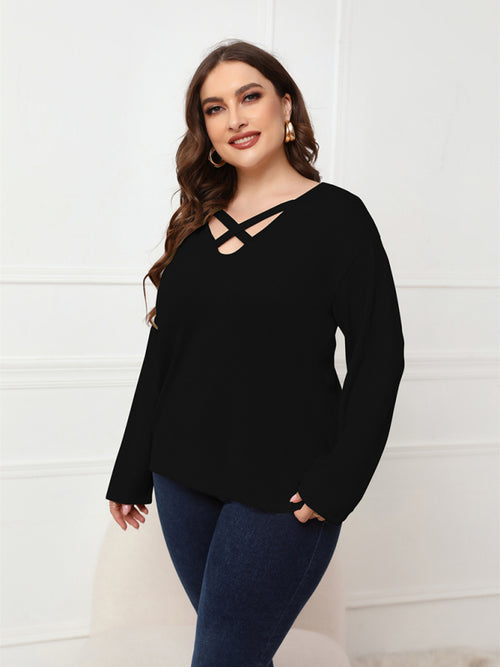 Sarah's Curves V-Neck Dream Top