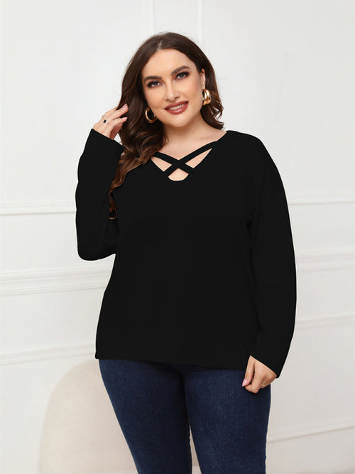 Sarah's Curves V-Neck Dream Top
