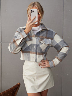 N.O.W. Refined Gray Woolen Fall Coat