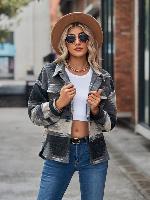 N.O.W. Geometric Statement Woolen Coat