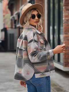 N.O.W. Geometric Statement Woolen Coat