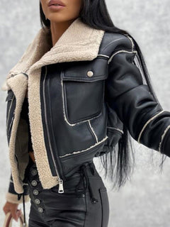 N.O.W. Women's Autumn Wool Motorcycle Jacket