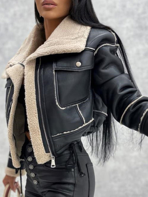 N.O.W. Women's Autumn Wool Motorcycle Jacket