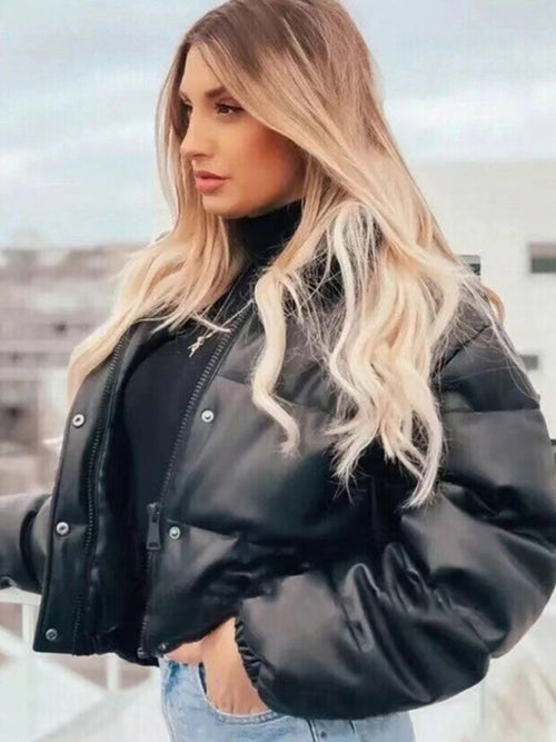 N.O.W. Women's Timeless Blue Puffer Jacket