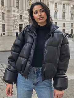 N.O.W. Women's Timeless Blue Puffer Jacket