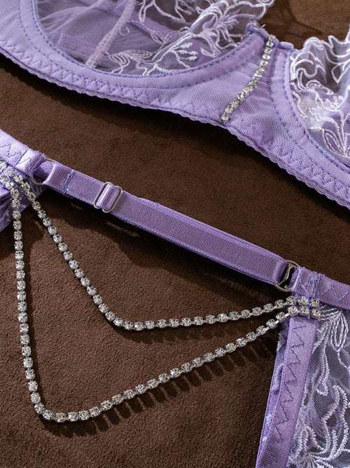 Juliet's Midnight Lace Seduction Set