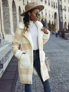 N.O.W. Classic Gray Plaid Winter Coat