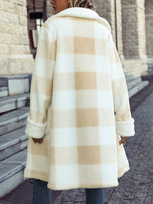 N.O.W. Classic Gray Plaid Winter Coat