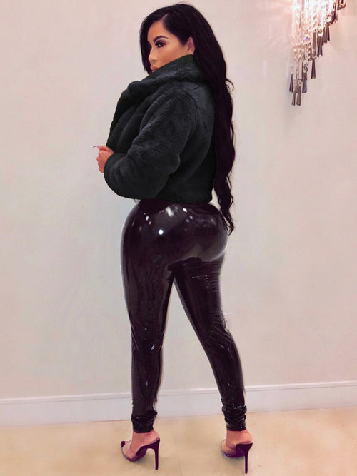 N.O.W. Women's Tailored Luxe Faux Leather Jacket