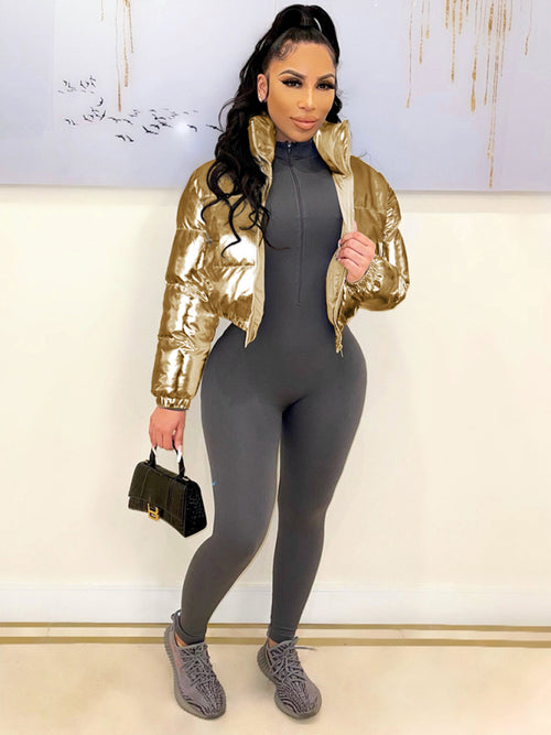 N.O.W. Glossy Warm Short Coat