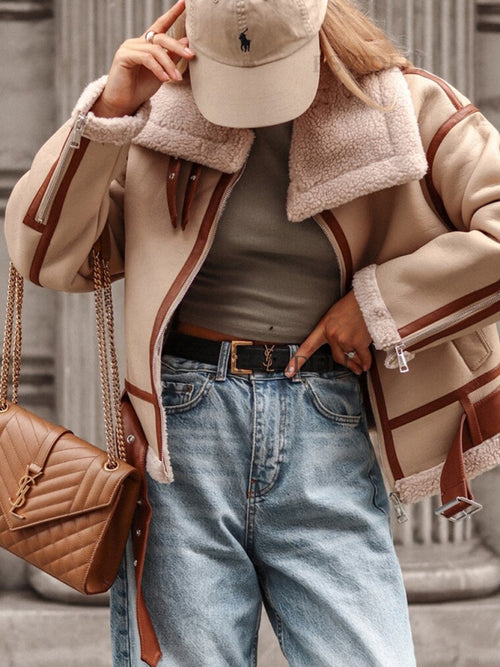 N.O.W. Timeless Grey Lamb Wool Jacket