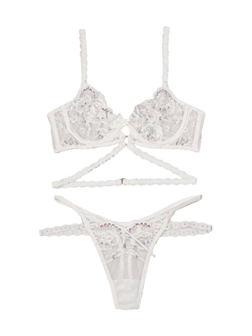 Lila's Rose Kiss Lace Ensemble