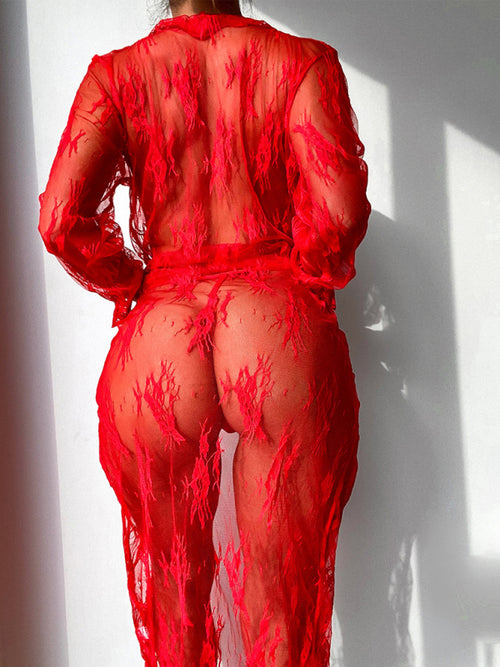 Jasmine's Rose Lace Temptation Set