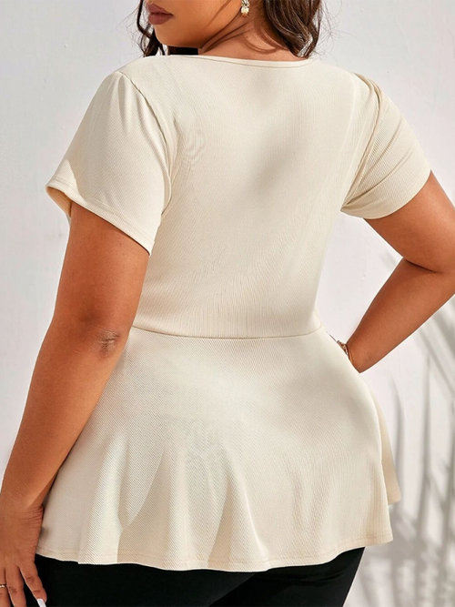 Radiant Raquel's Curvy Comfort Zip Tee