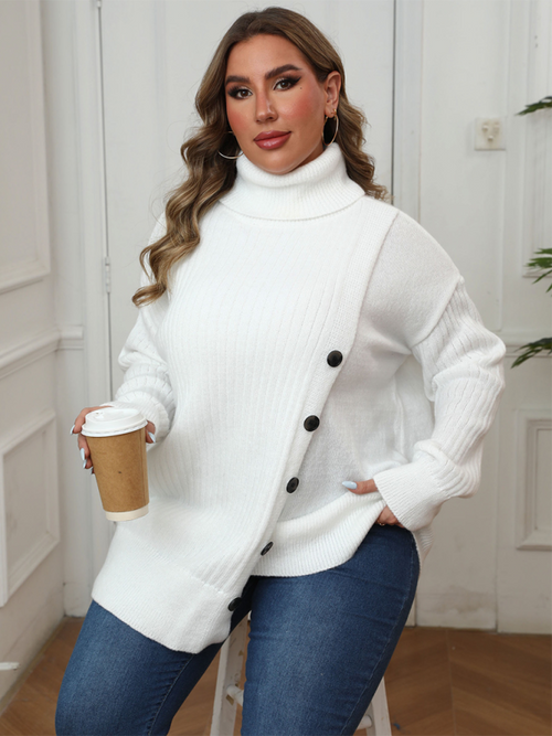 Rita’s Radiant Curves Turtleneck Sweater