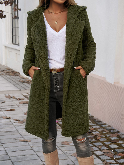 N.O.W. Timeless Plush Coat for Autumn