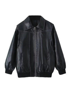 N.O.W. Vintage Charm Leather Jacket
