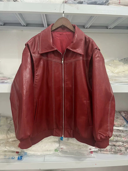 N.O.W. Vintage Charm Leather Jacket