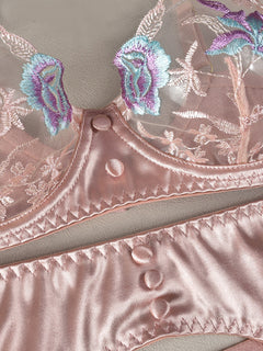 Isabella's Velvet Crimson Embrace Set