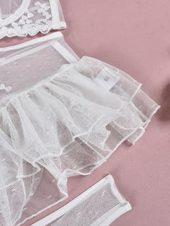 Isabella's Midnight Lace Enchantment Dress