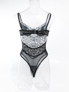 Juliet's Midnight Lace Romance Bodysuit