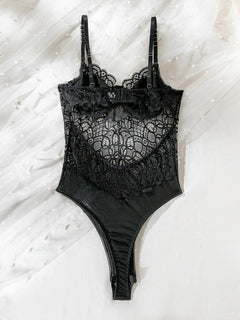 Juliet's Midnight Lace Romance Bodysuit