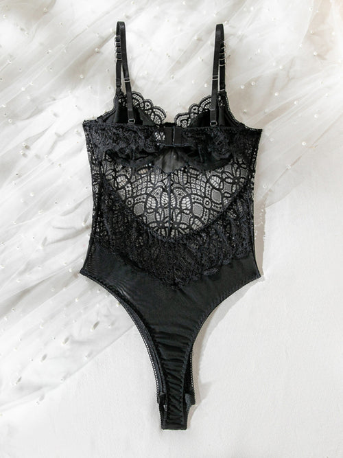 Juliet's Midnight Lace Romance Bodysuit