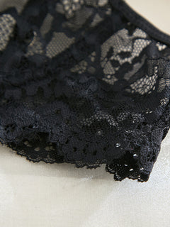 Scarlett's Midnight Lace Elegance Set
