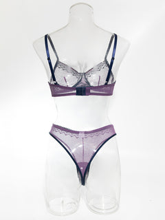 Nora's Midnight Whisper Lace Lingerie Set