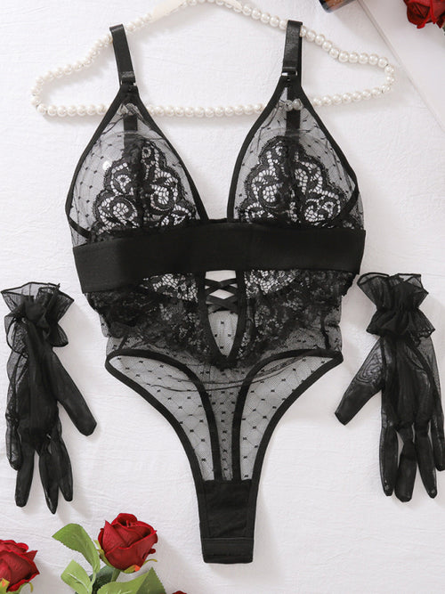 Sophia's Blossoming Midnight Romance Jumpsuit