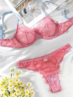 Nina's Velvet Embrace Lace Bra