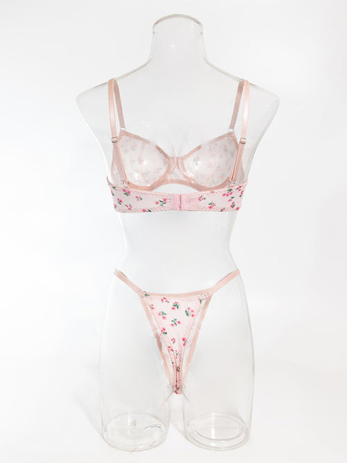 Luna's Velvet Embrace Lingerie Set