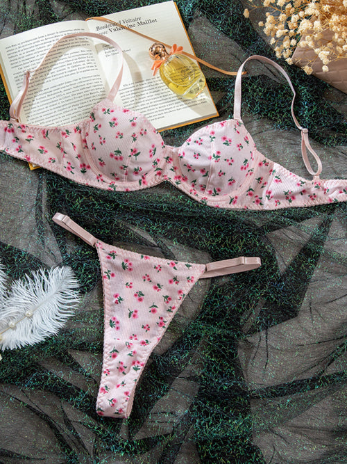 Luna's Velvet Embrace Lingerie Set