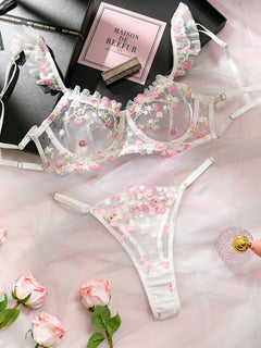 Juliet's Scarlet Seduction Lace Set