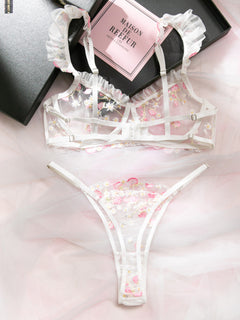 Juliet's Scarlet Seduction Lace Set