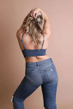 Plus Size Lace Brami – Stretchy Waistband, Elegant & Sexy