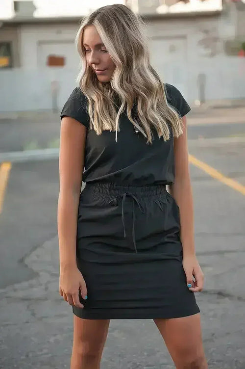 DT Women's DOWNTOWN Lightweight Dress in Black