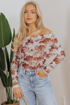 Floral Fantasy Sheath Bodysuit