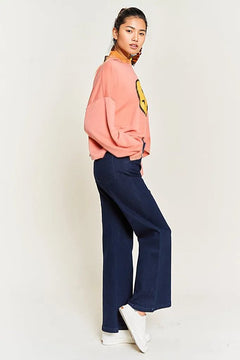 Enchanted Goddess Wide Leg Jeans - Romance Awaits
