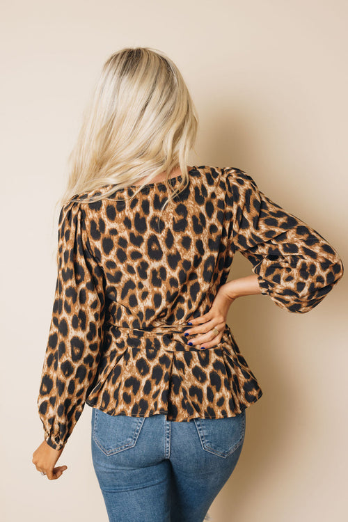 Lane Ruffled Wrap Blouse